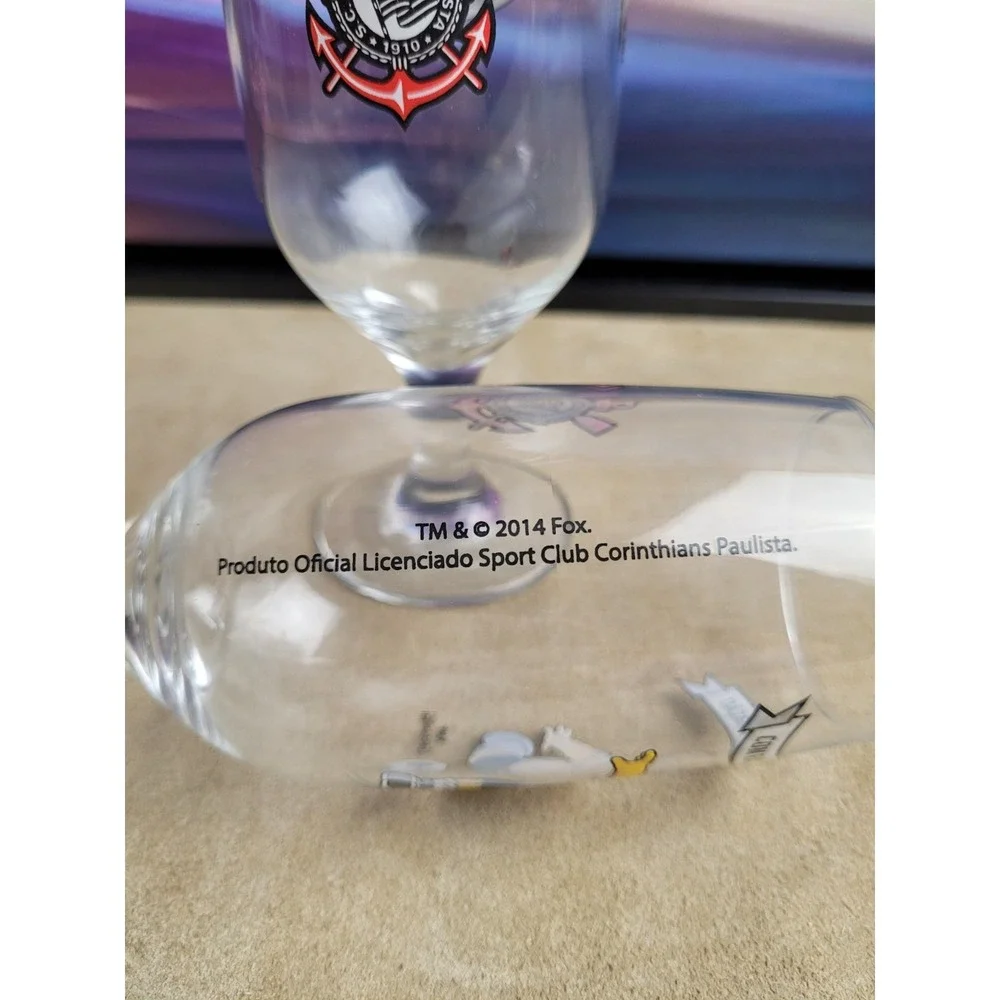 S.C. CORINTHIANS PAULISTA Brazil, Beer Glasses, Simpsons, 2014, Soccer, Football